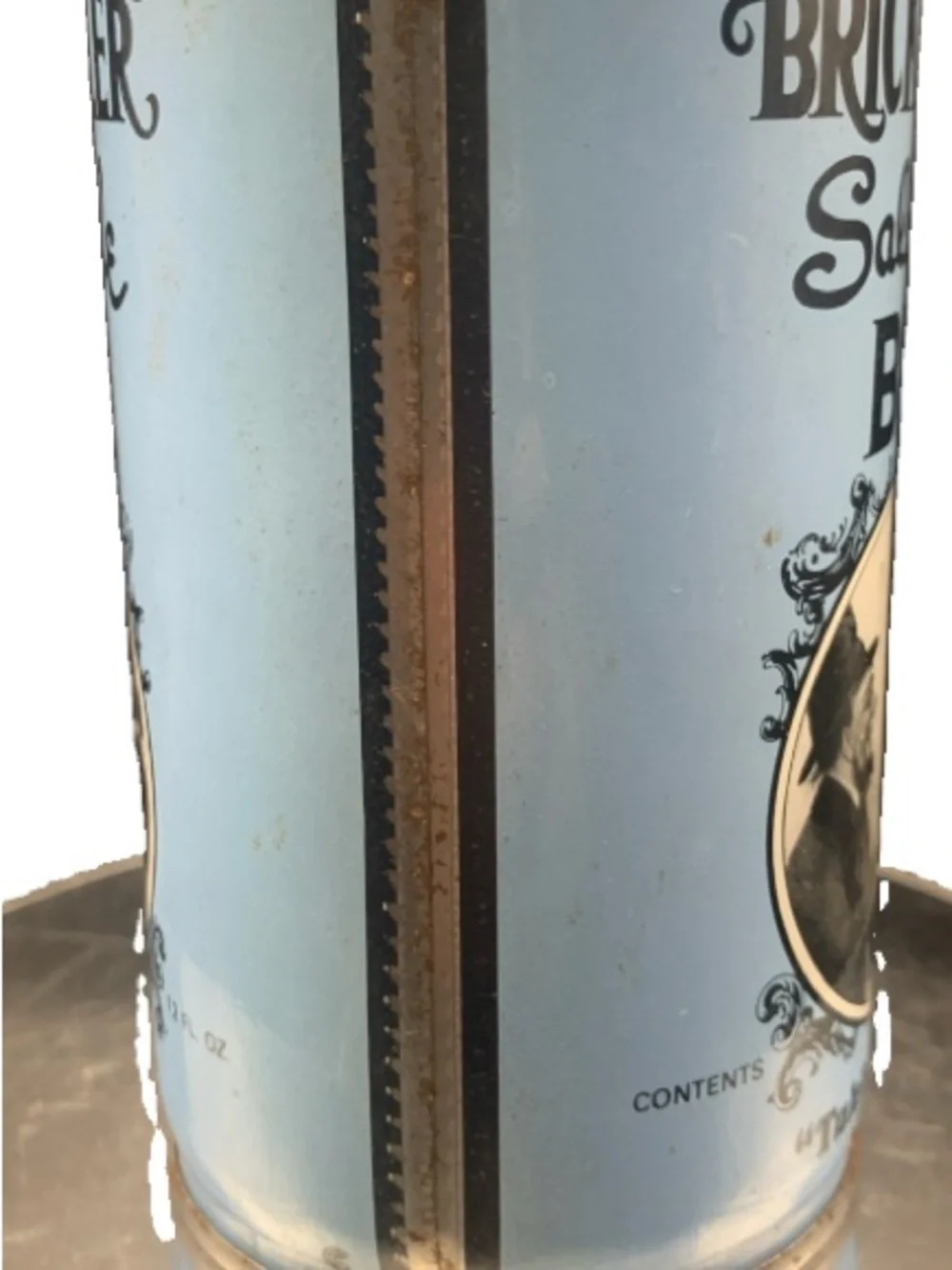 Vintage Beer Can Brickskeller Saloon Style Beer Taking A Smile Pull Tab Empty